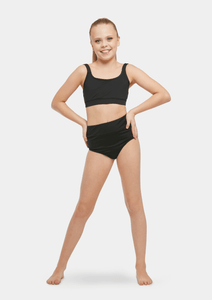 Black Performance Crop Top & Briefs Black Performance Crop Top & Briefs