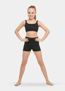 Black Performance Crop Top & Short Black Performance Crop Top & Short