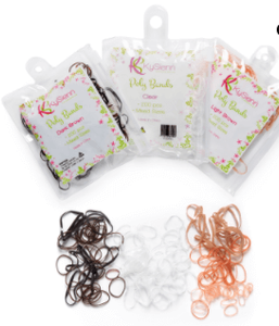 Kysienn Poly Bands Dark Brown, Clear, Light Brown