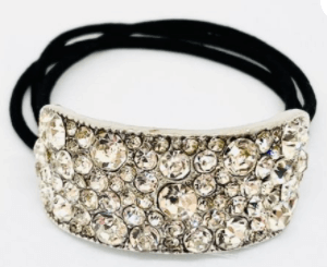 Kysienn Charlize Crystal Ponytail Cuff Silver Kysienn Charlize Crystal Ponytail Cuff Silver