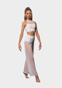 Mesh Performance Crop White Mesh Performance Crop White