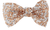 Pink Poppy Encrusted Gemstone Bow On Snap Clip Rose Gold HCG169 Pink Poppy Encrusted Gemstone Bow On Snap Clip Rose Gold HCG169