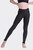 Jade Full Length Leggings Black Mesh Detail