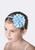 Pale Blue Flower Jewel Headband