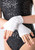 White Sequin Gloves ACC05