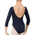 Bloch Nona 3/4 Sleeve Leotard Navy Back