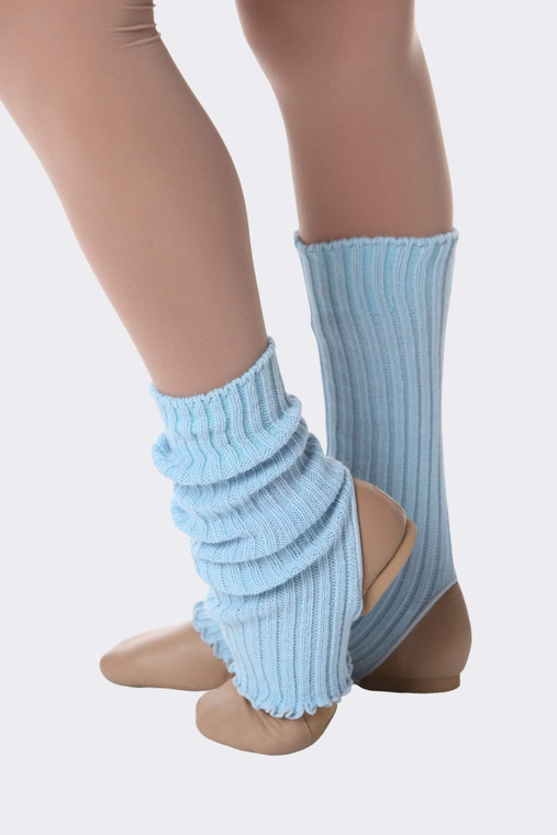 Pale Blue Ankle Warmers 35cm