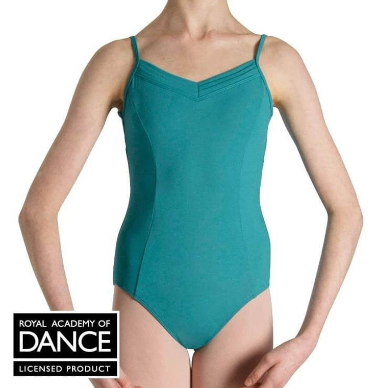 Teal RAD Rosa Leotard Front