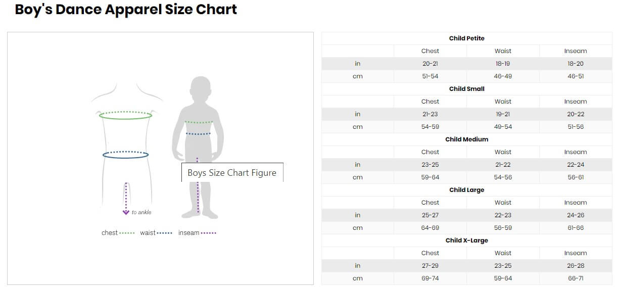 Bloch Size Guides
