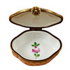 Limoges Imports Large Semi-Oval Pink/Gold Limoges Box