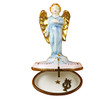 Limoges Imports Gabriel Angel With Harp Limoges Box