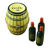 Limoges Imports Wine Barrel W/3 Bottles Limoges Box