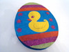 Katherine's Collection Sparkly Large Egg Shaped Duck on Blue Big Candy Box (28-28531BLUEDUCK)