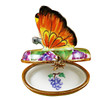 Rochard BUTTERFLY ON GRAPES Limoges Box RA325