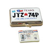 TEXAS LICENSE PLATE WITH REMOVABLE LICENSE Limoges Box 