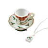 Rochard CHRISTMAS TEACUP W/ TEABAG Limoges Box (RX215-I)