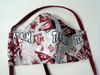 Texas A&M Gig Em Gray Collegiate Mascot Fabric