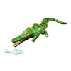 Green Crocodile with Removable Fish Limoges Box RA339