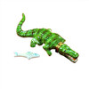 Green Crocodile with Removable Fish Limoges Box RA339