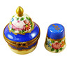 Blue Box with Thimble Limoges Box RI001