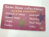 Grateful Dead Bean Bear Laminate Collector Card 8 cards 2,4,5,6,7,10,12,13 (LB-CardSet8)