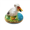 Pelican W/ Removable Fish Limoges Box RA349
