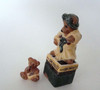 Boyds Bears Le Bearmoge Collection - Ms Griz Saturday Night Porcelain Hinged Box (B392010)