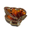 Dept 56 Jeweled Trinket Hinged Box - Butterfly Trinket Box