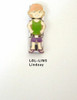 Stainless Steel 9MM Italian Charms 3 Part Charm Girls in Cute Outfits