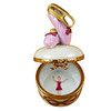 Ballet Shoes On Round Rochard Limoges Box