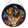 Joan Baker Suncatcher Stained Glass Pansies Forever Friends