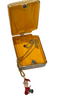 Jeweled Enamel Trinket Hinged Box - Deck of Cards with Matching necklace (K62205
