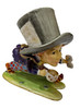 Arora Mad Hatter Jeweled Enamel Trinket Hinged Box with Matching necklace 