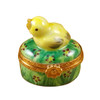 Small Chick On Green Base Rochard Limoges Box