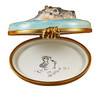 Hippo With Baby In Water Rochard Limoges Box