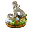 Hippo And Baby Rochard Limoges Box