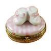 Pink It'S A Girl W/Shoes Rochard Limoges Box