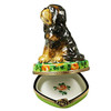 Black And Tan King Charles Spaniel Rochard Limoges Box