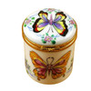 Butterfly Stamp Holder Rochard Limoges Box