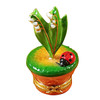 Lily Of The Valley W/Ladybug In Pot Rochard Limoges Box RK183-I