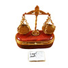 Rochard SCALES OF JUSTICE Limoges Box RP044
