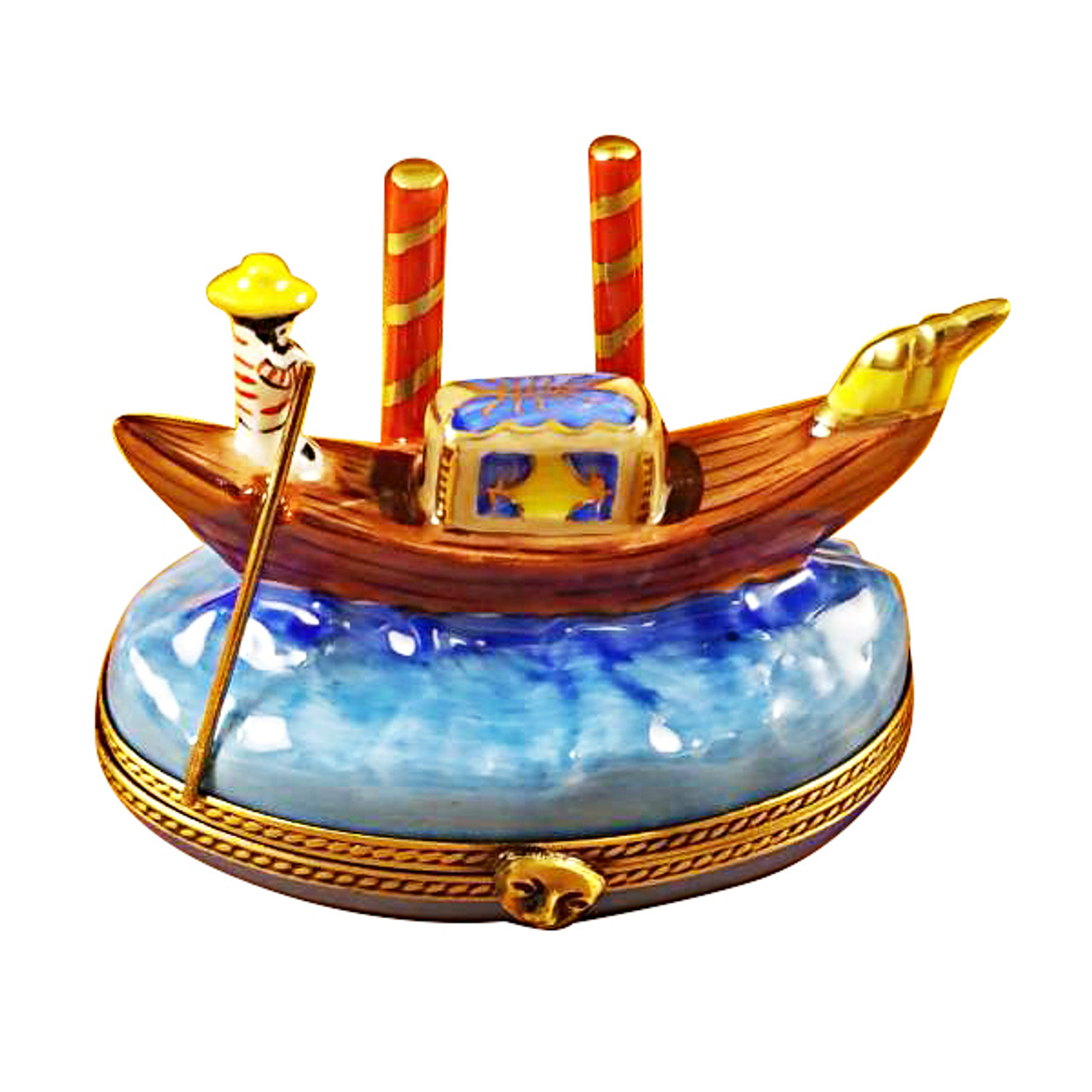 Venice Gondola Rochard Limoges Box