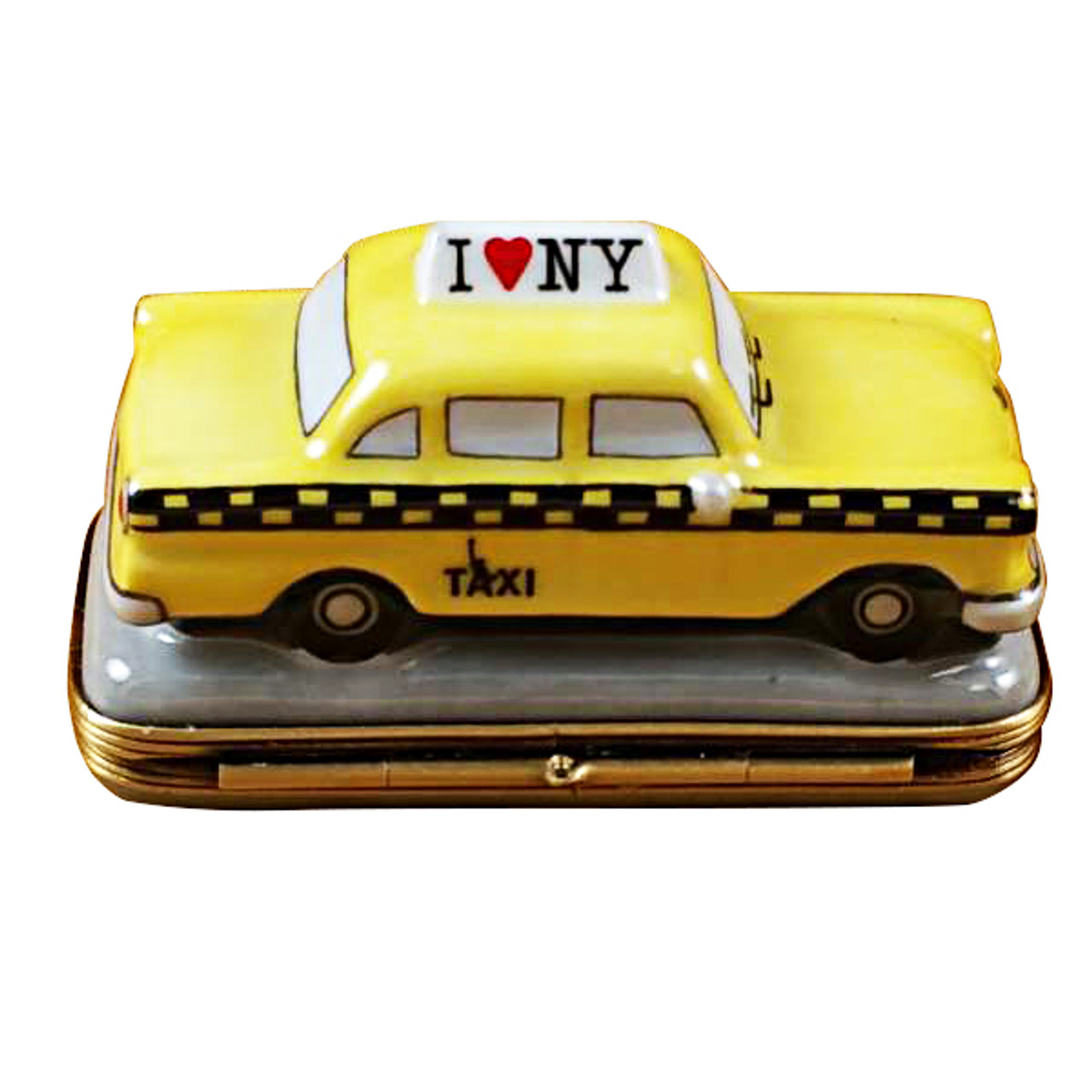 Yellow Taxi - I Love New York Rochard Limoges Box