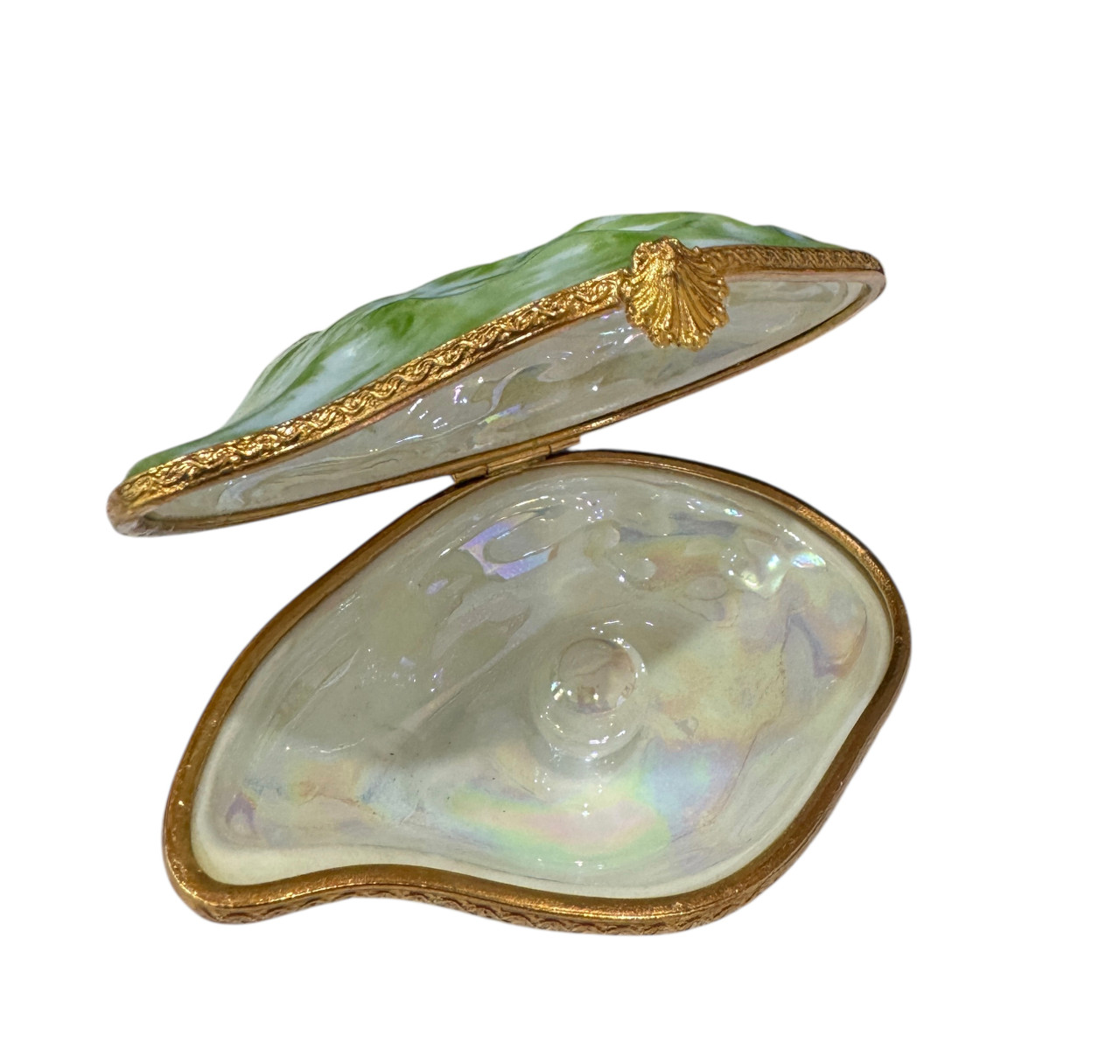 Oyster With Pearl Inside Limoges Box RT262