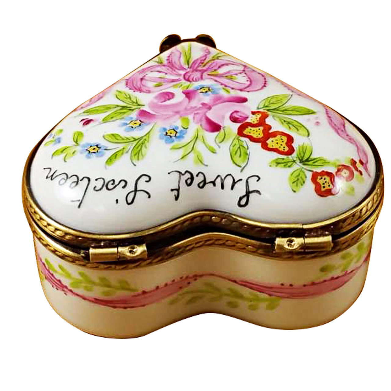 Sweet Sixteen Heart Limoges Box RH249