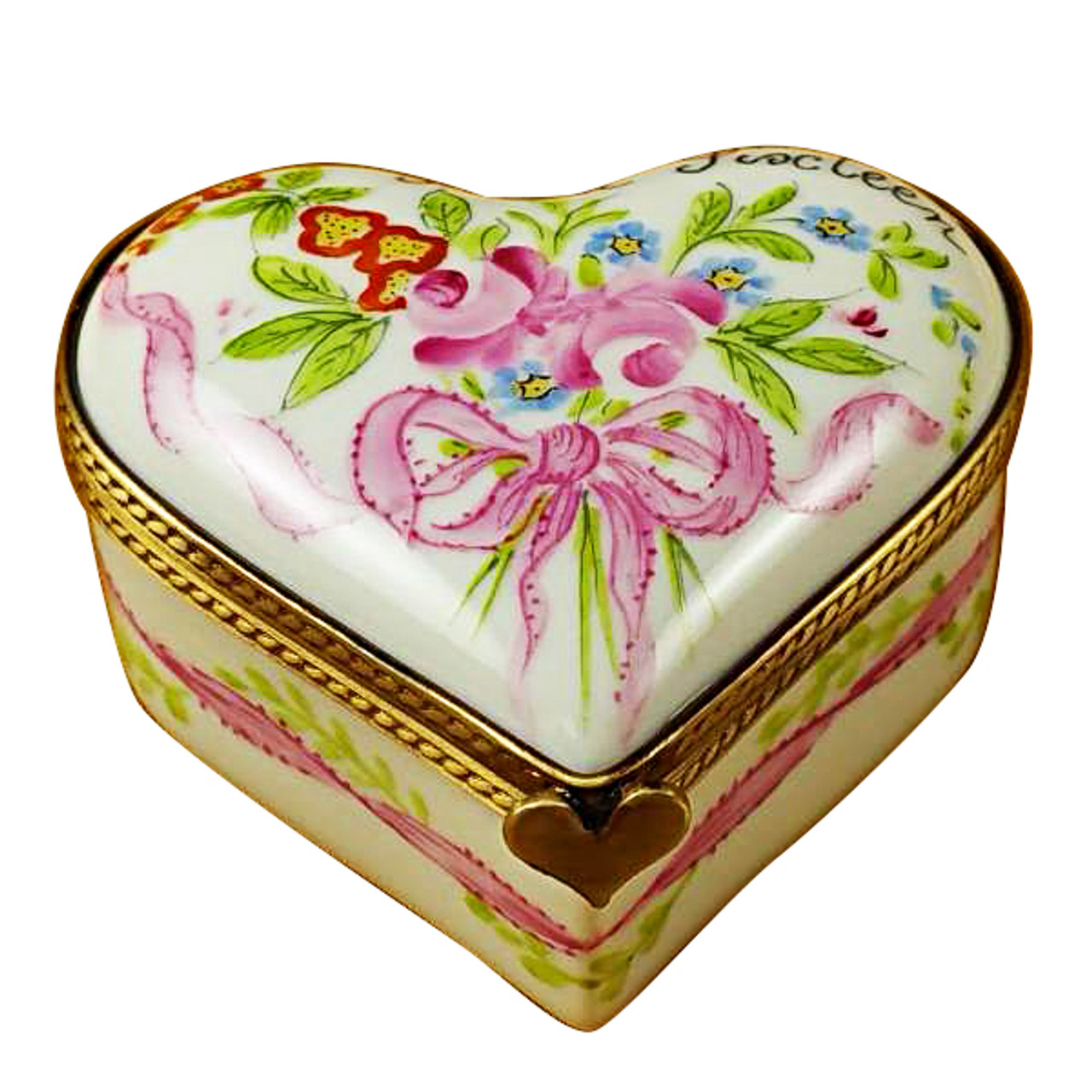 Sweet Sixteen Heart Limoges Box RH249