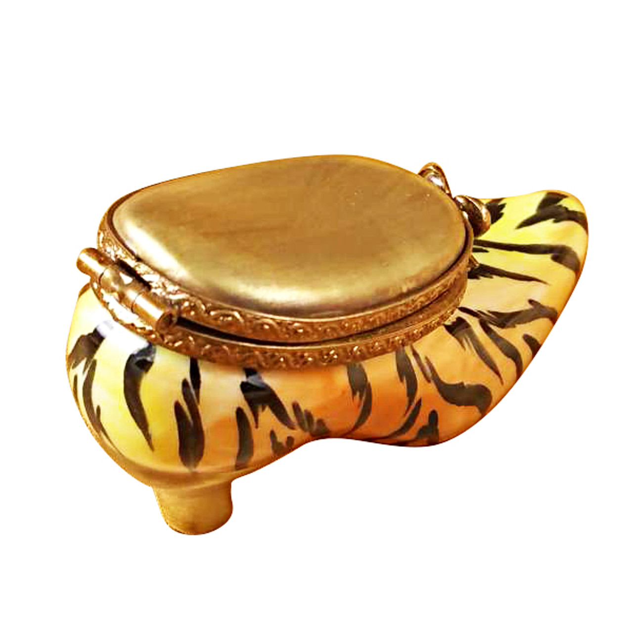 Limoges Imports Tiger Shoe Limoges Box