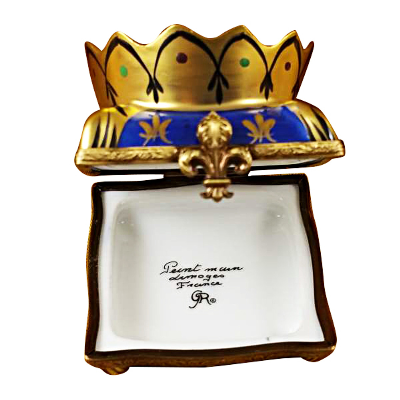 Limoges Imports Crown On Pillow Limoges Box