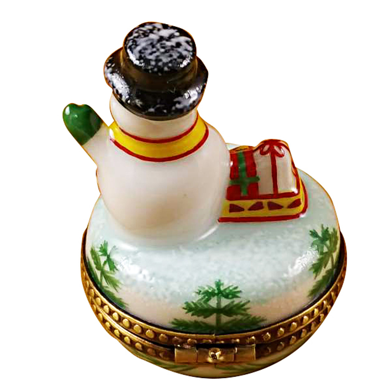 Limoges Imports Small Snowman Limoges Box