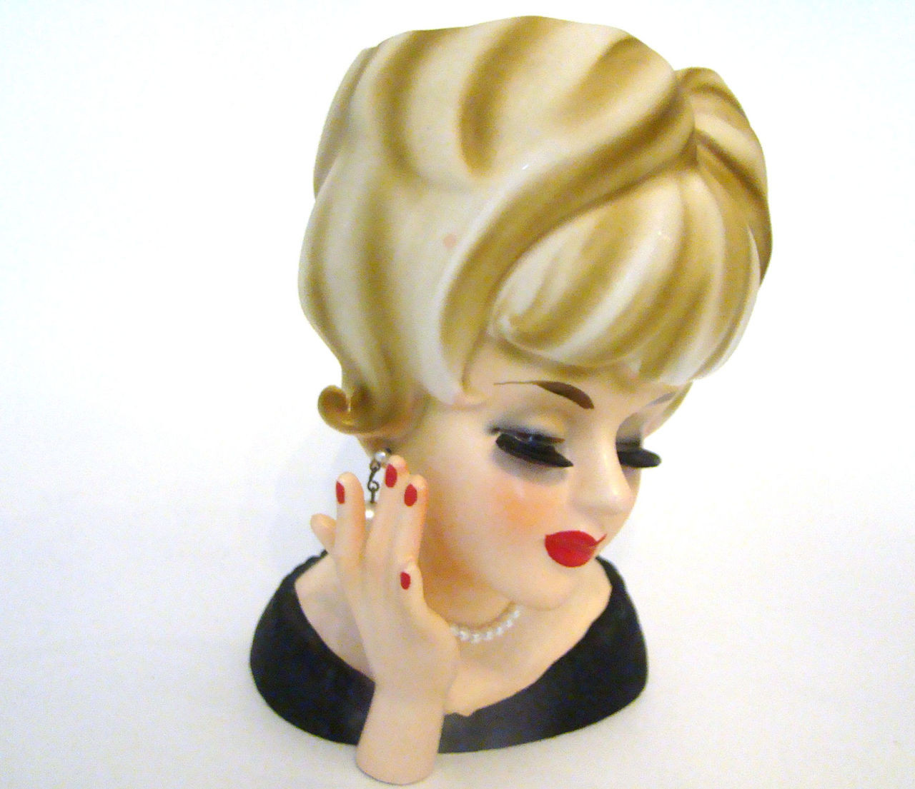 Enesco Vintage Lady Head Vases Christine S Closet